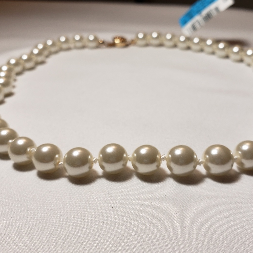 NWT 16" 8mm Charter Club Pearl Necklace